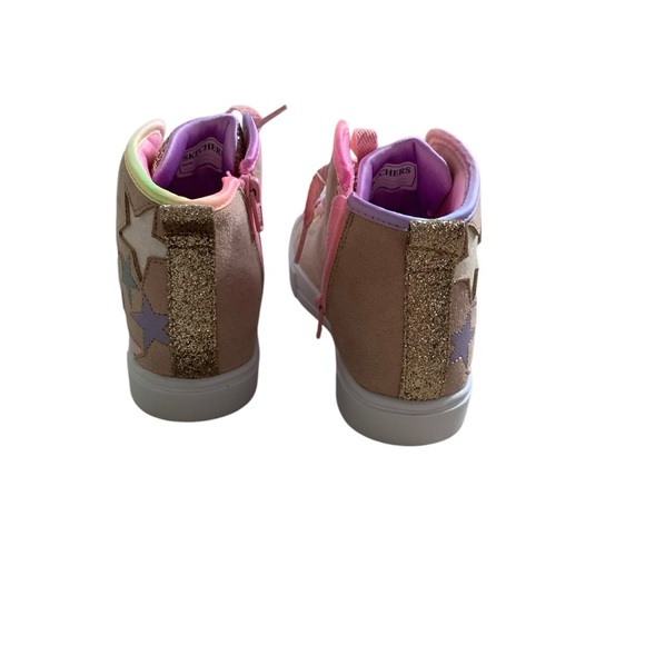 Skechers Twinkle Toes Kids Shoes - Pink - Picture 4 of 9